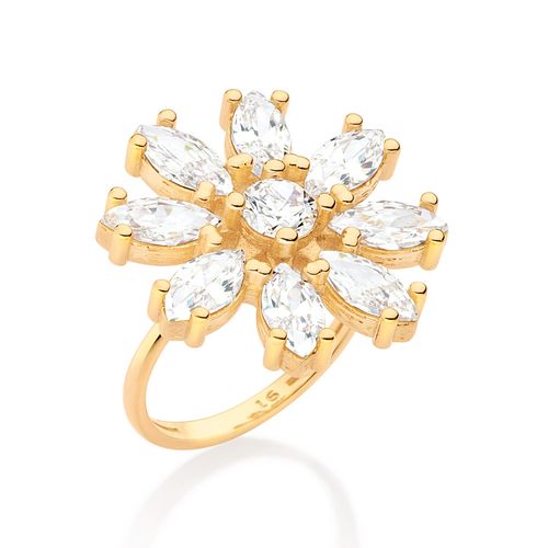 GOLD WEDDING FLOWERS MAXI RING