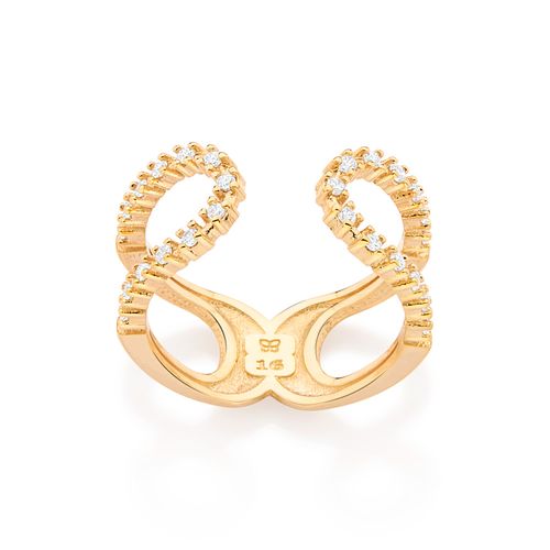 GOLD THE LOOK ADJUSTABLE RING
