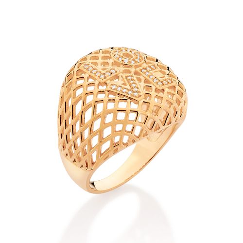 GOLD LOVE MAXI RING
