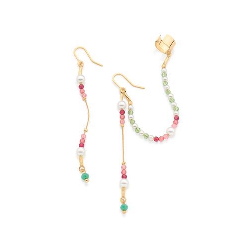 GOLD SUMMER VIBES DANGLY EARRINGS