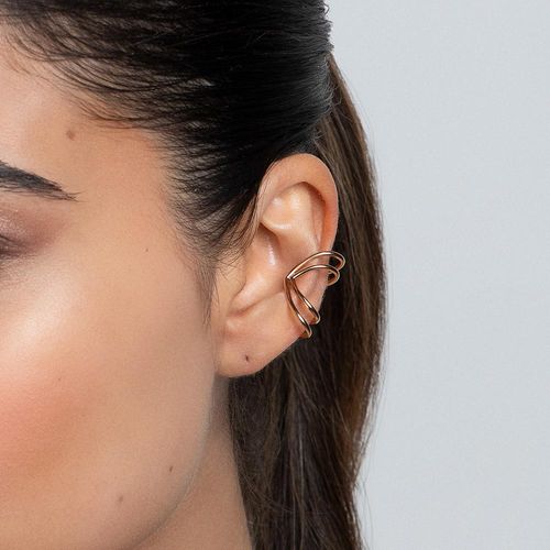 GOLD DOUBLE BAND EAR CUFF