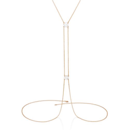 GOLD LOOK AT ME BODY CHAIN