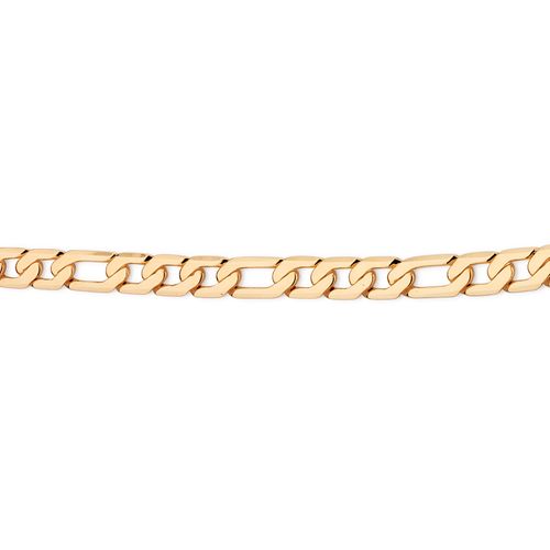 GOLD MEN'S FIGARO CHAIN - SMALL