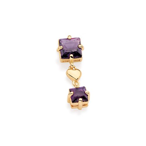 GOLD PENDANT WITH CRYSTAL
