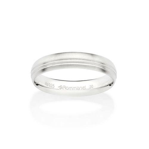 SILVER DOUBLE WEDDING BAND