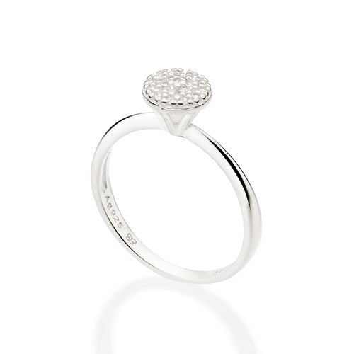 SILVER BURST ENGAGEMENT RING