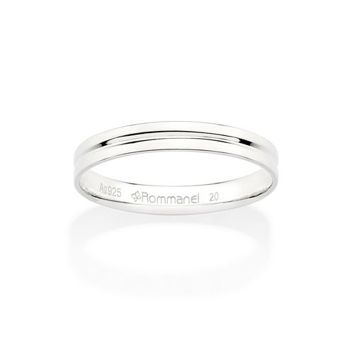 SILVER THIN WEDDING BAND