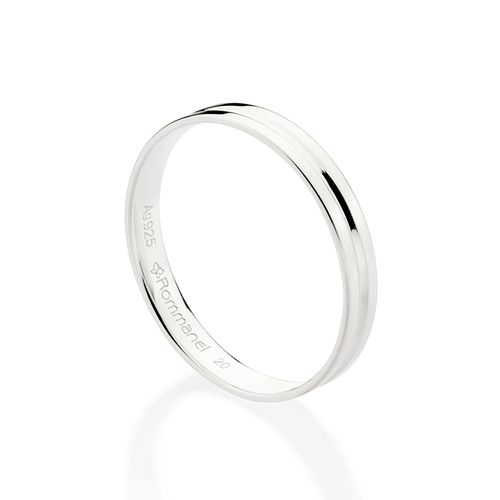 SILVER THIN WEDDING BAND