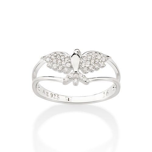 SILVER HOLY SPIRIT DOVE RING