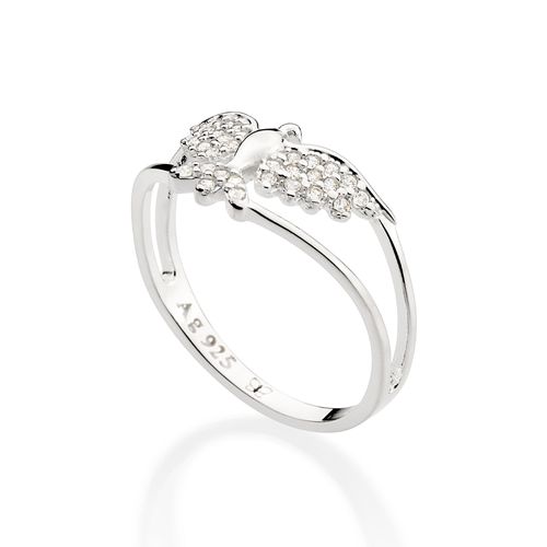 SILVER HOLY SPIRIT DOVE RING