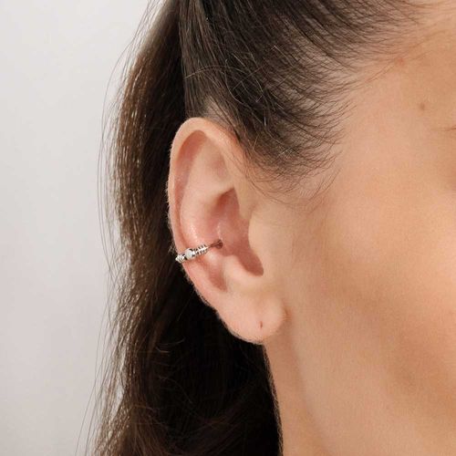 PLATINUM SPRING EAR CUFF