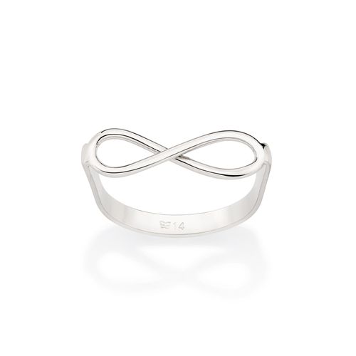 PLATINUM ETERNITY SKINNY RING