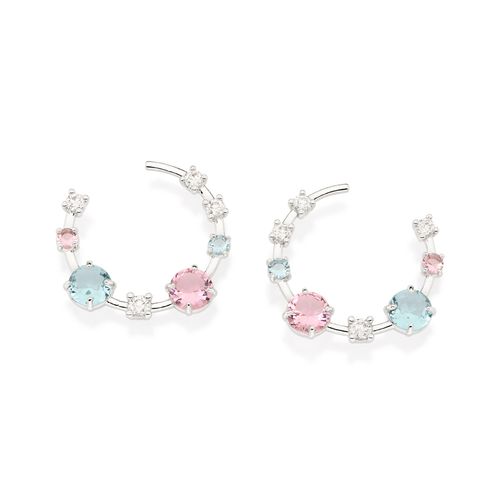 PLATINUM EARLY MORNING HOOP EARRINGS