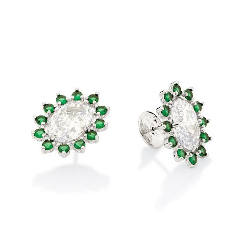 PLATINUM RECONNECTING STUD EARRINGS