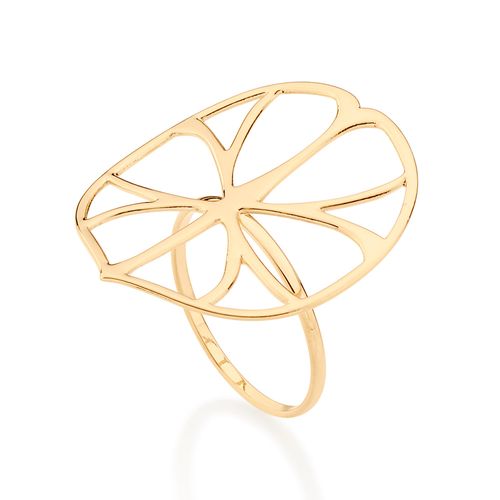 GOLD LEAF MAXI RING