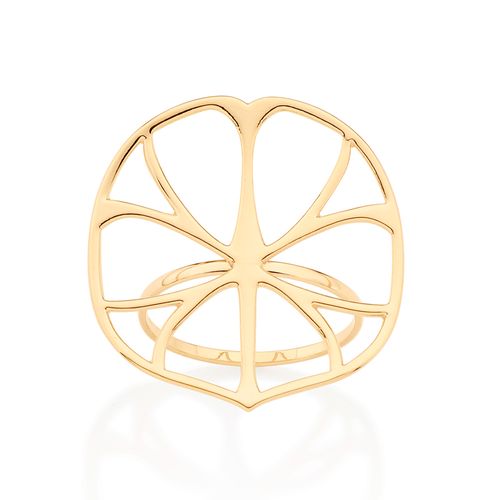 GOLD LEAF MAXI RING