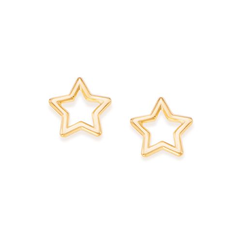 GOLD STAR STUD EARRINGS