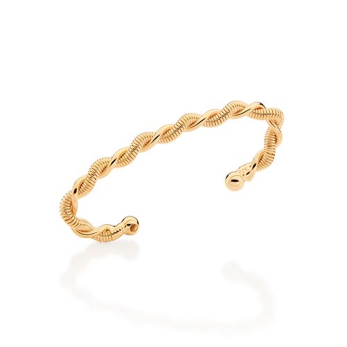 GOLD TWISTED LARGE EAR CUFF