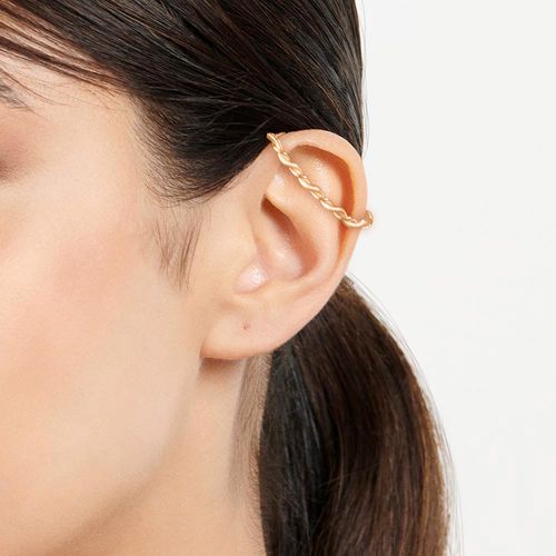 GOLD TWISTED LARGE EAR CUFF