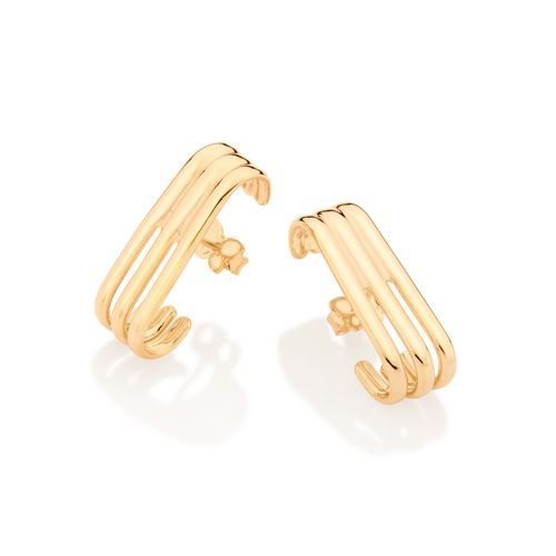 GOLD TRIPPLE BAND EAR HOOK