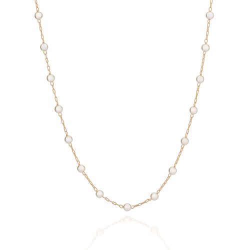 GOLD CHAIN WITH PEARLS