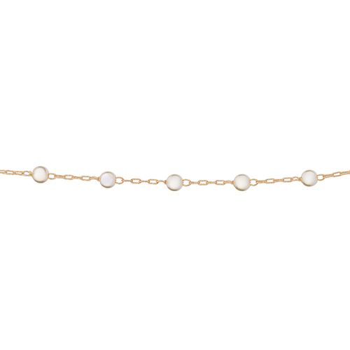 GOLD CHAIN WITH PEARLS