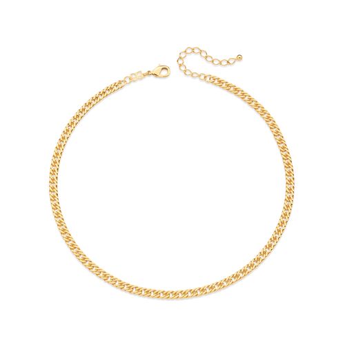 GOLD DOUBLE LINK CHAIN CHOKER