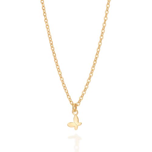 GOLD SMALL BUTTERFLY NECKLACE