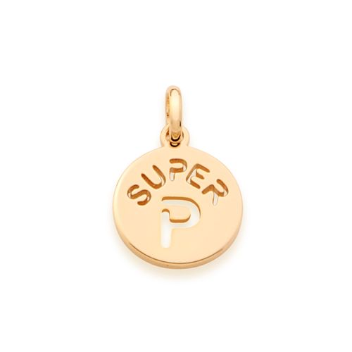 GOLD KID'S PENDANT-LETTER P