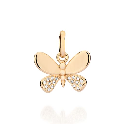 GOLD BRIGHT BUTTERFLY PENDANT