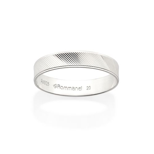 SILVER TEXTURED WEDDING BAND