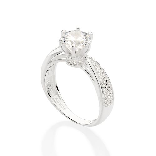 SILVER 925 DANSEUR ENGAGEMENT RING