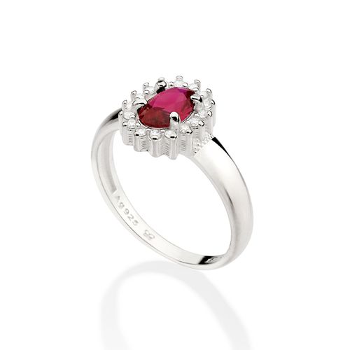 SILVER 925 CHERRY RING