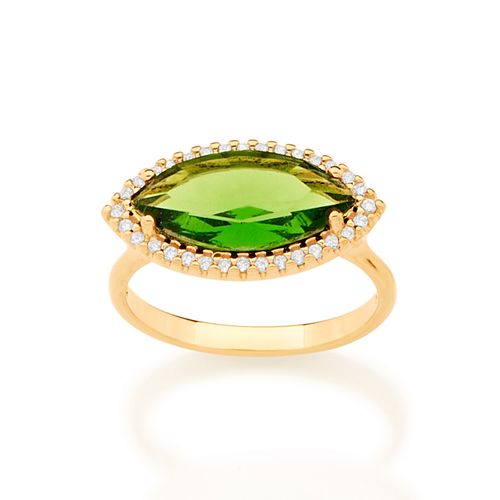 GOLD OVAL RING