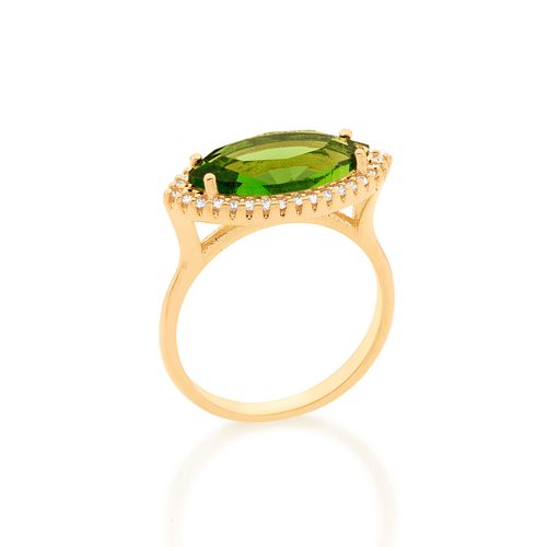 GOLD OVAL RING