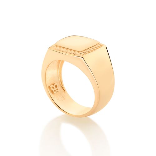 GOLD SQUARE MEN’S RING