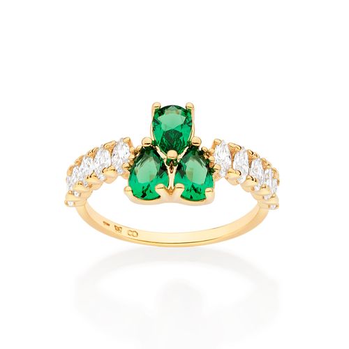 GOLD PINE SKINNY RING