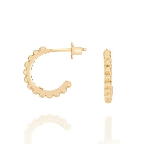 GOLD STARLIT HUGGIE EARRING