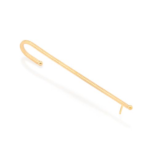 GOLD TEXTURED CLIMBER EARRING
