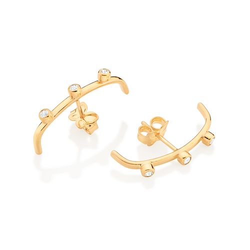 GOLD STONES EAR HOOK