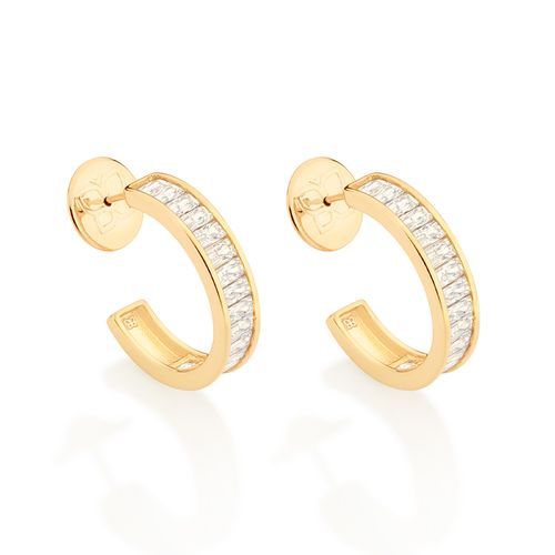 GOLD BETTER TOGETHER SMALL HOOP EARRINGS