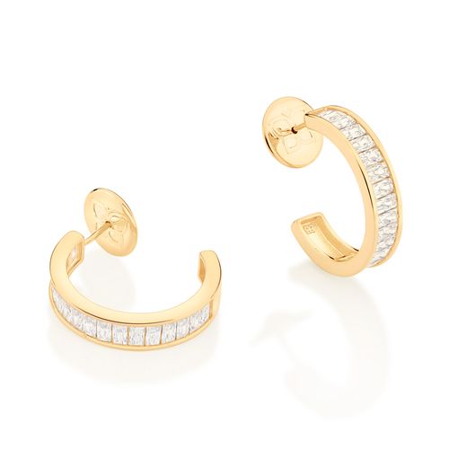 GOLD BETTER TOGETHER SMALL HOOP EARRINGS