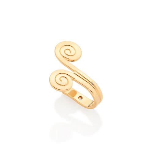 GOLD SWIRL TRAGUS EARRING