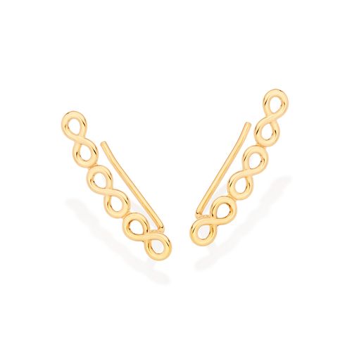 GOLD INFINITY SIGN EAR CUFF