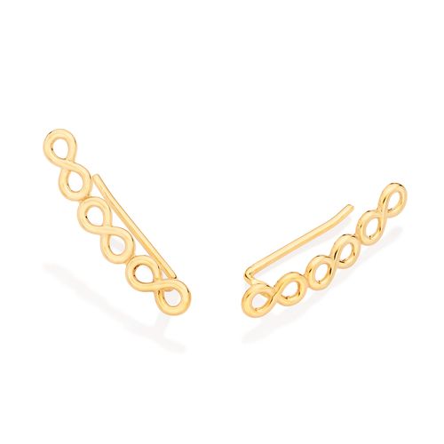 GOLD INFINITY SIGN EAR CUFF