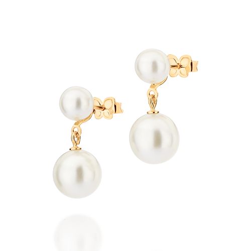 GOLD FOREVER AND ALWAYS DANGLY EARRINGS
