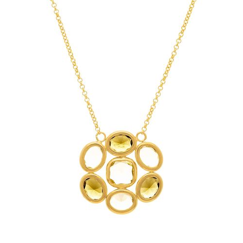 GOLD CHAIN WITH CRYSTAL