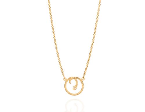 GOLD CHAIN WITH CRYSTAL