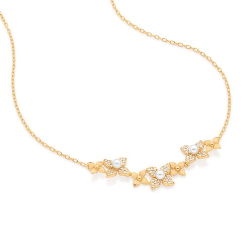 GOLD FLOWER GARDEN NECKLACE