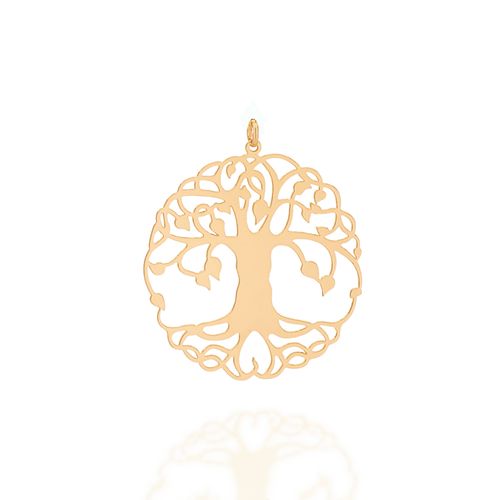 GOLD TREE OF LIFE MANDALA PENDANT